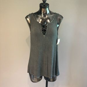 Misses/junior swing tank vintage wash Sz Small